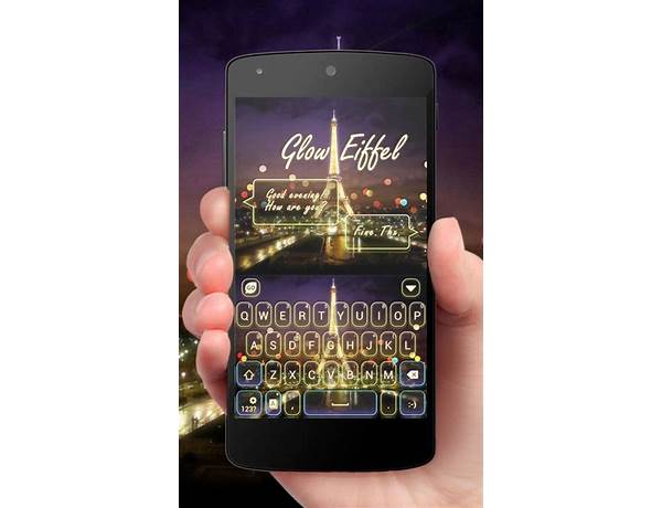 GO Keyboard Eiffel Paris Glow for Android - Download the APK from Habererciyes